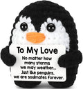 Handmade Crochet Penguin Gift