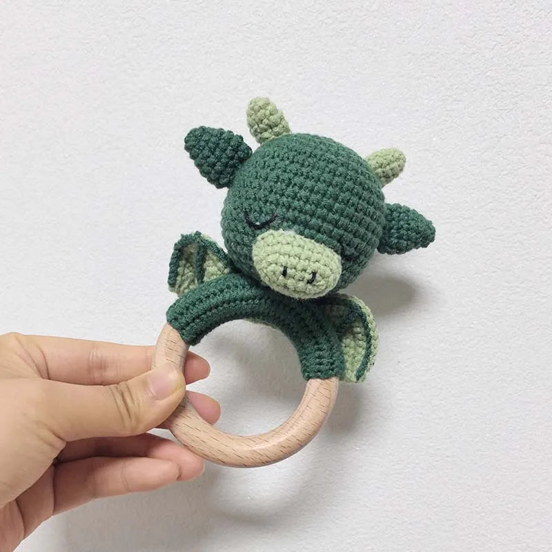 Crochet Dinosaur Teething Toy