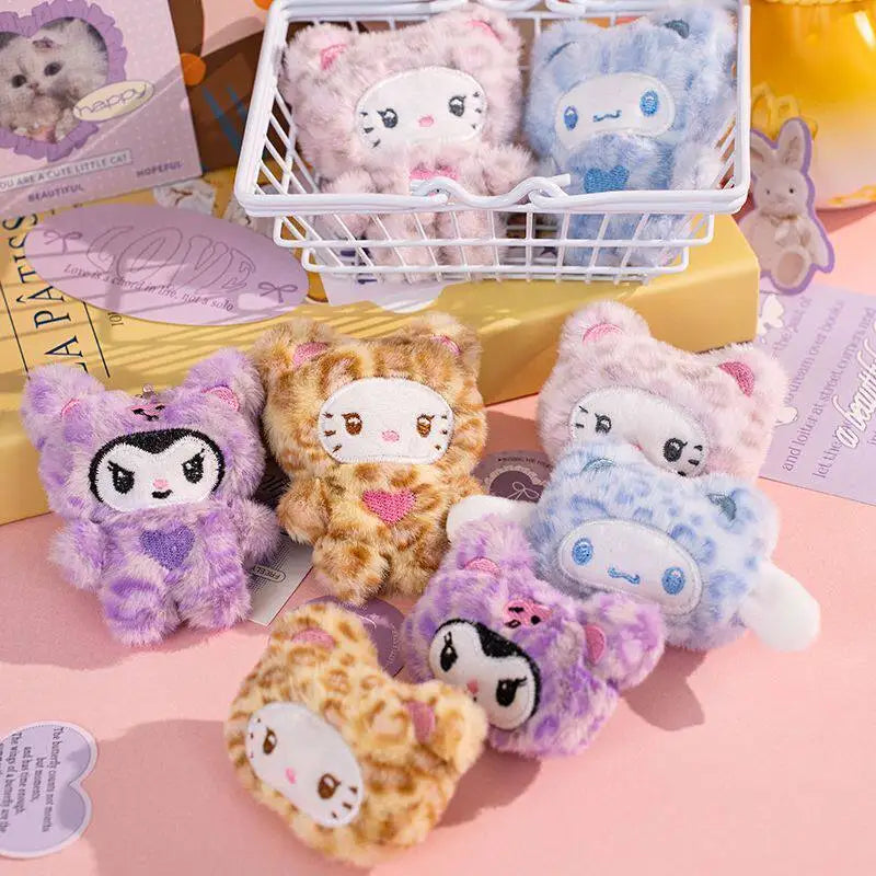 Plush Cat Keychain Charm