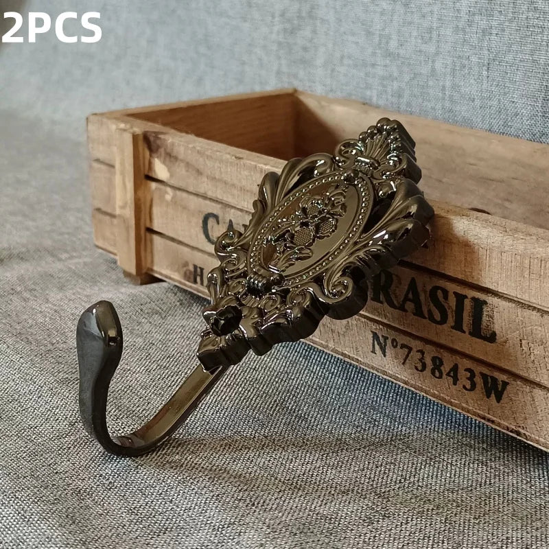 Retro Rose Curtain Hooks