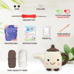 DIY Crochet Teapot Kit