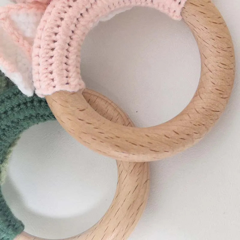 Crochet Dinosaur Teething Toy
