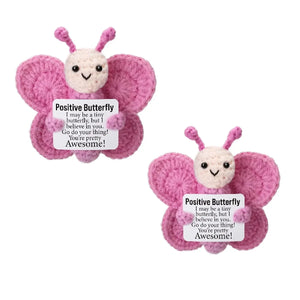 Positive Crochet Butterfly Gift