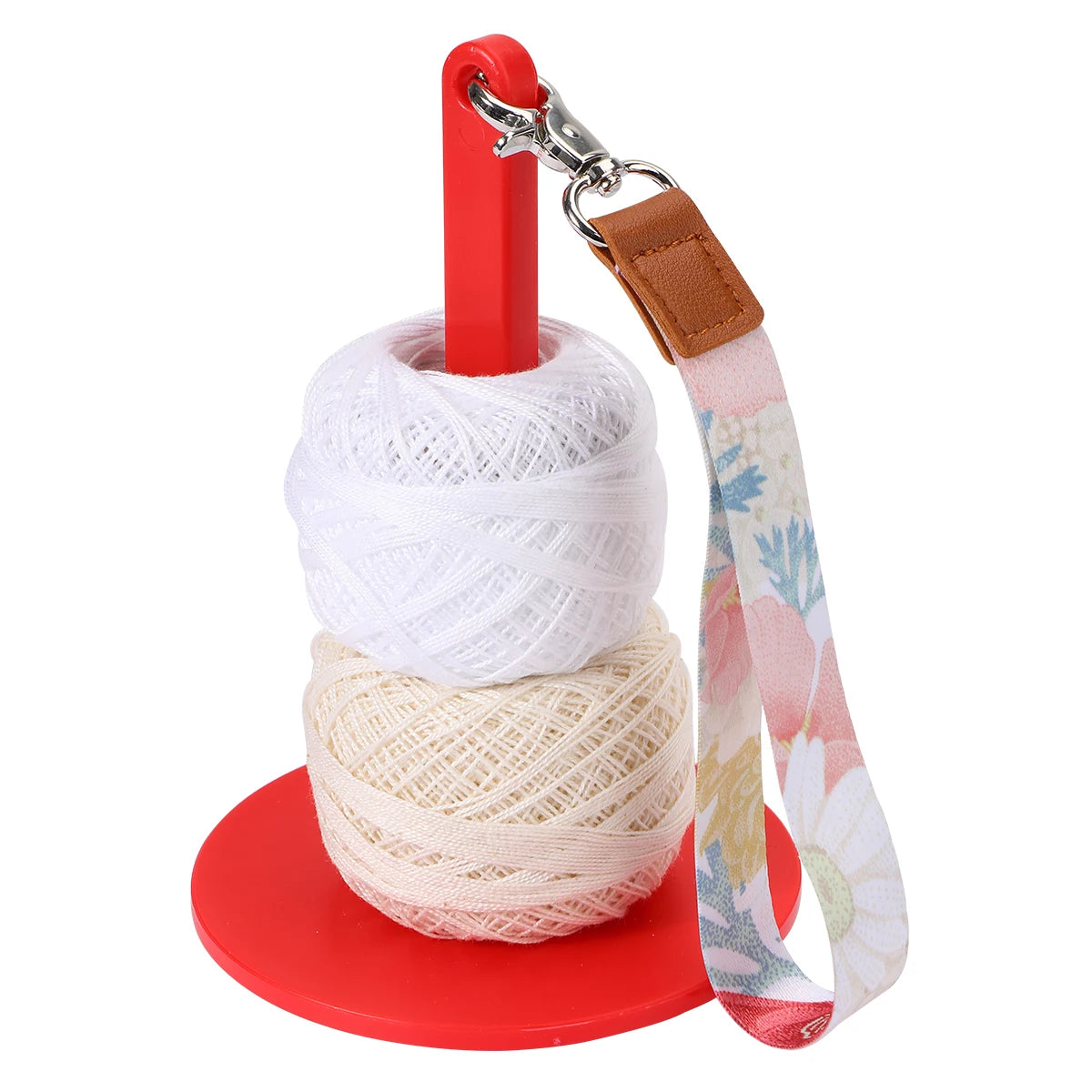 Yarn Holder Spinning Stand with Wrist Strap