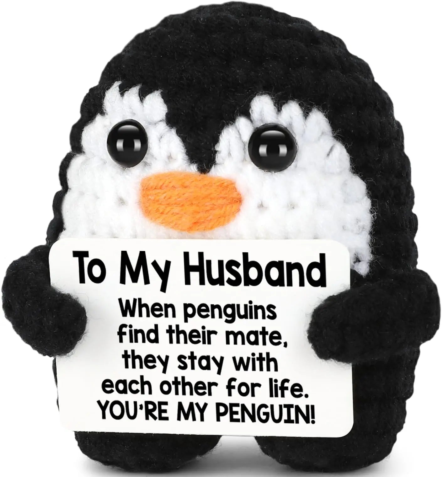 Handmade Crochet Penguin Gift