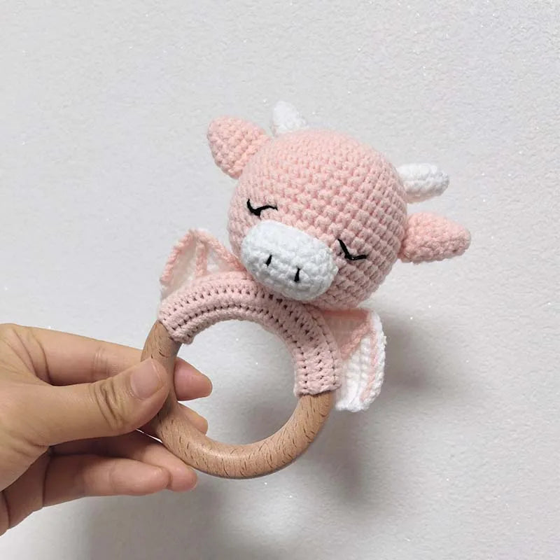 Crochet Dinosaur Teething Toy