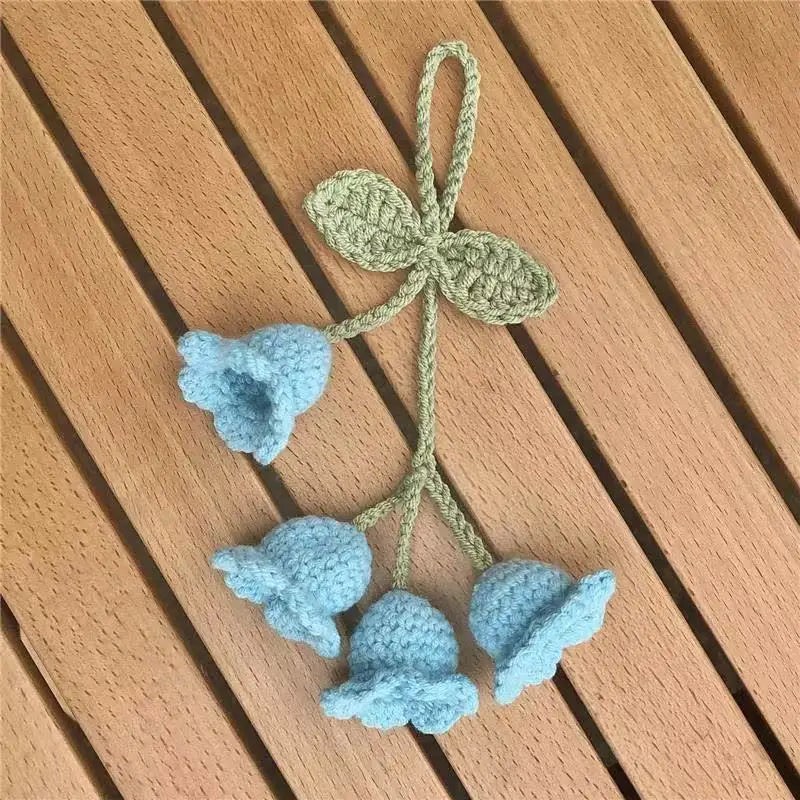Crochet Lily Pendant Charm