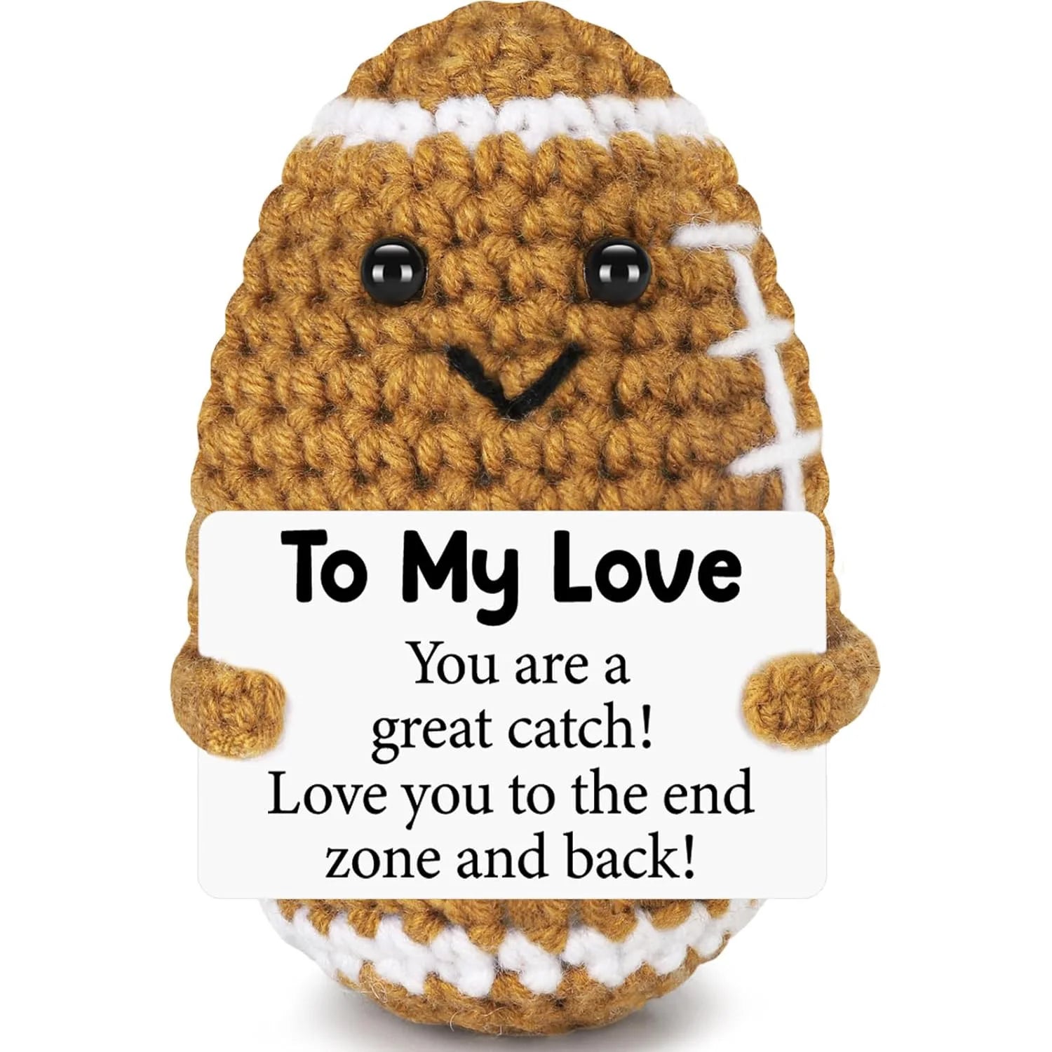 Crochet Positive Cow Decor