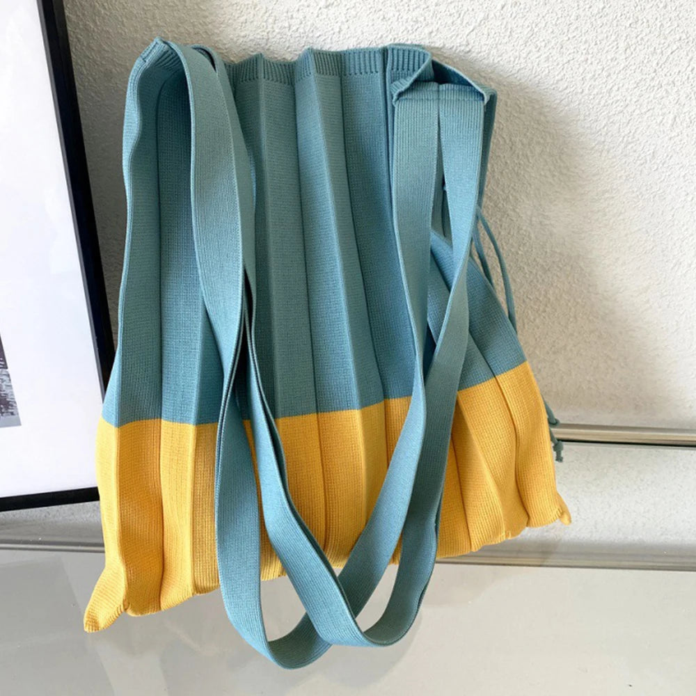 Retro Crochet Tote Bag