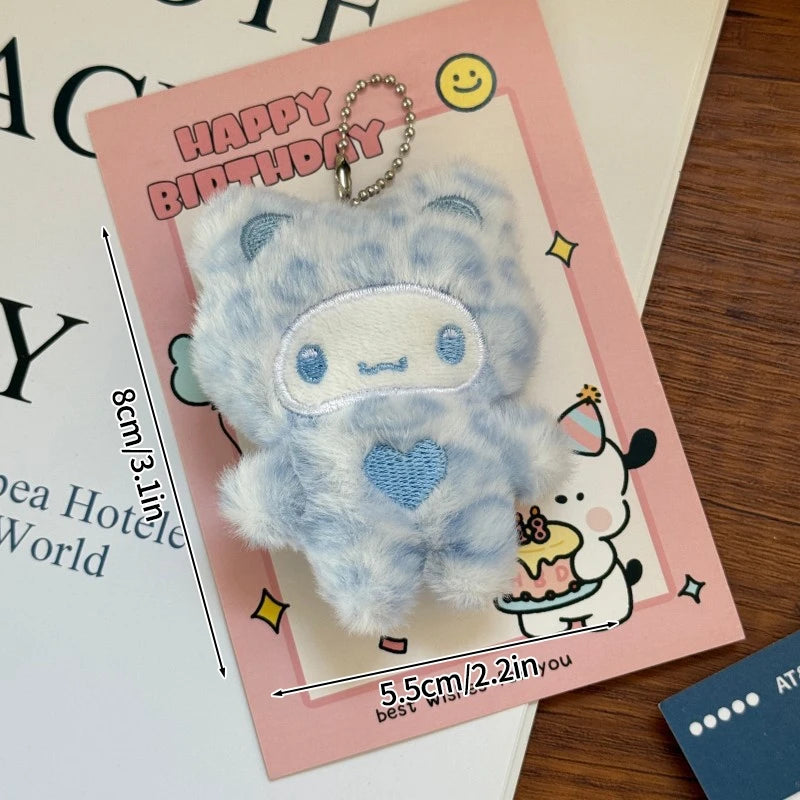 Plush Cat Keychain Charm