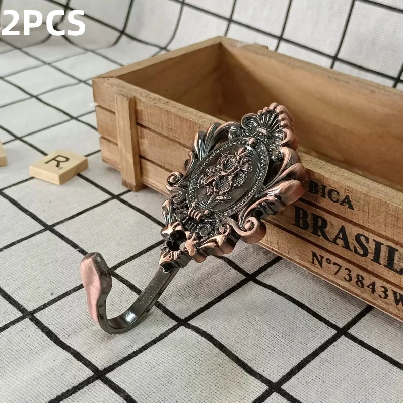 Retro Rose Curtain Hooks