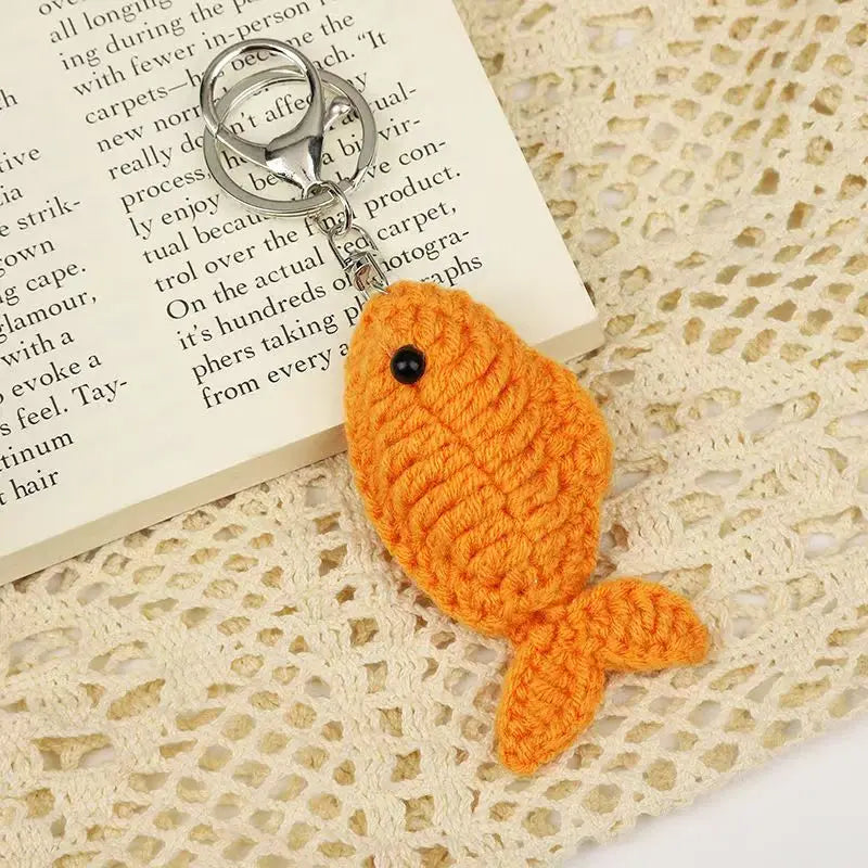 Handmade Crochet Sea Keychain