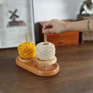 Wooden Yarn Holder Stand Tool