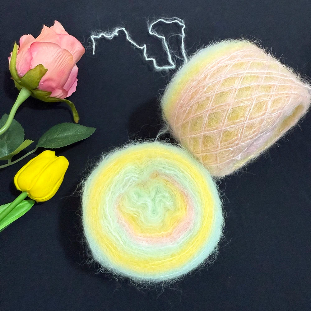 Gradient Mohair Crochet Set