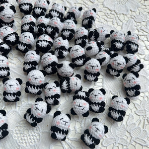 Handmade Crochet Panda Keychain