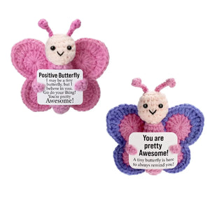 Positive Crochet Butterfly Gift