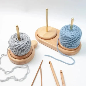 Wooden Yarn Holder Stand Tool
