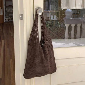 Knitted Hollow Tote Bag