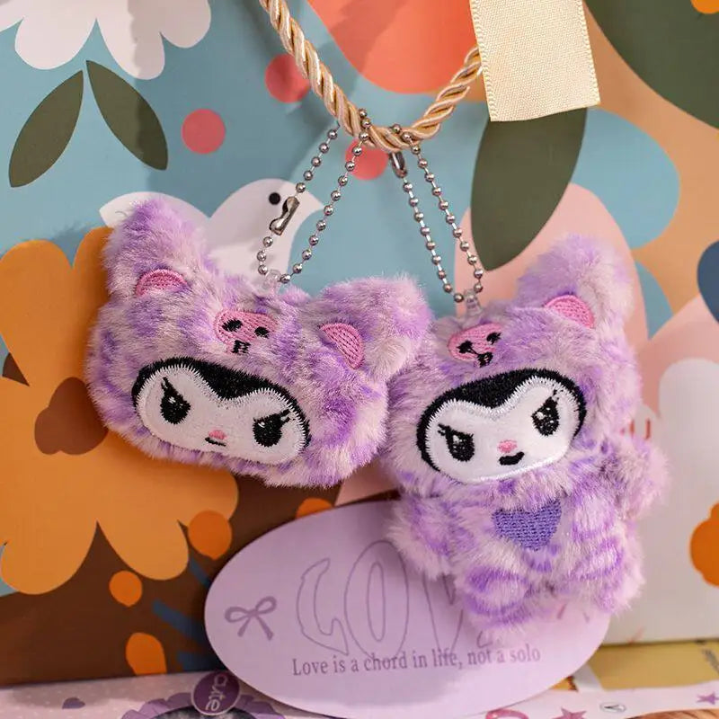 Plush Cat Keychain Charm