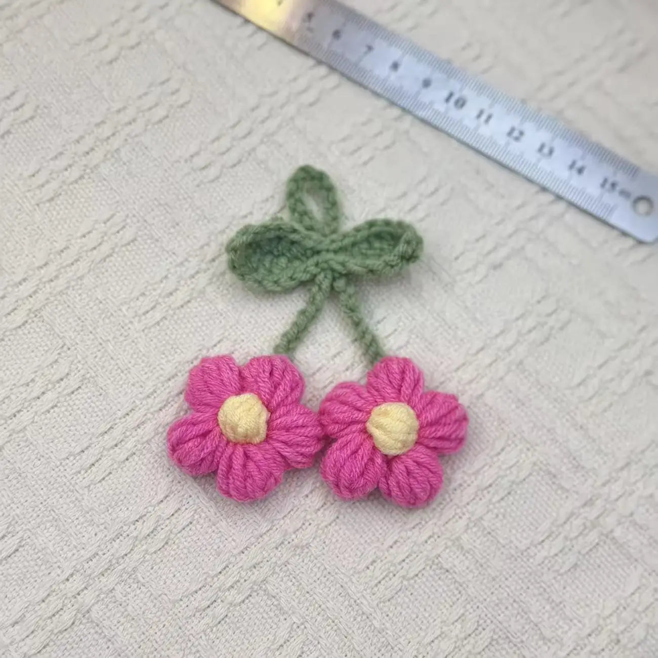 Crochet Lily Pendant Charm