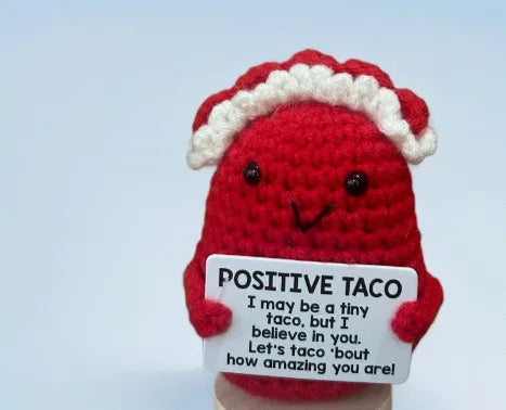 Crochet Positive Cow Decor