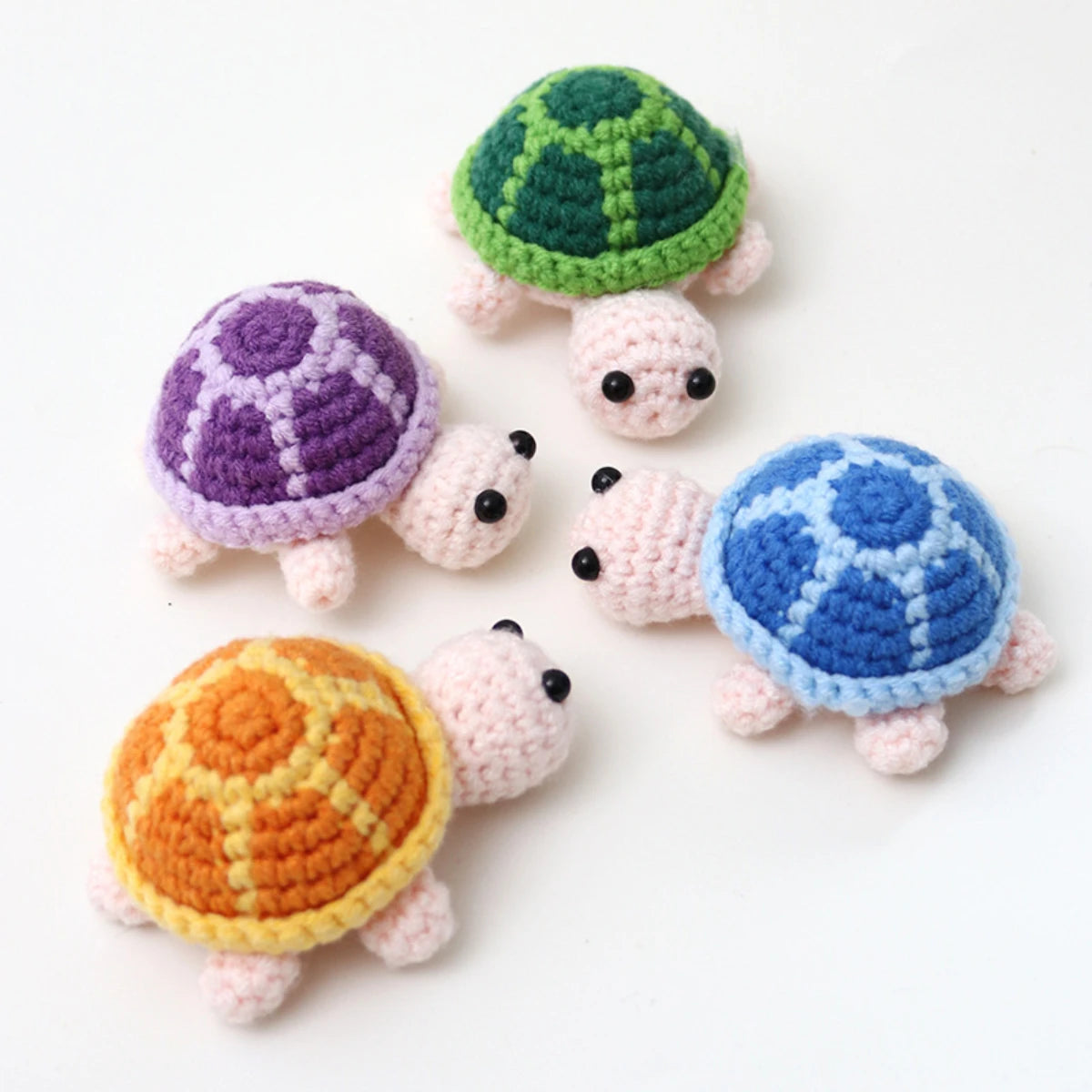 Crochet Turtle Pendant Doll