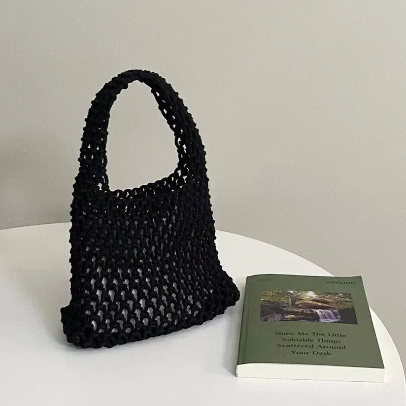 Woven Crochet Beach Bag