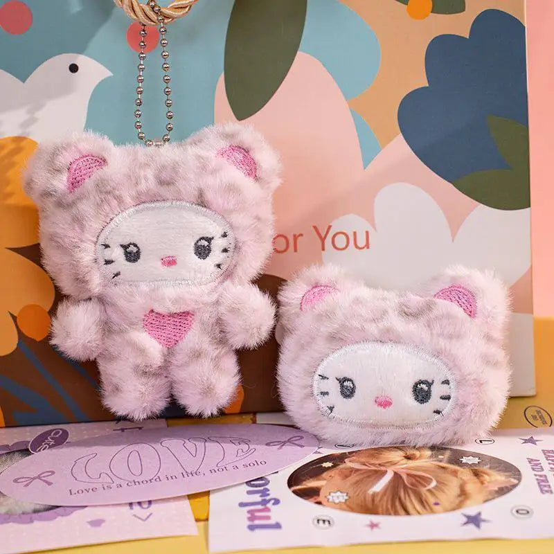 Plush Cat Keychain Charm