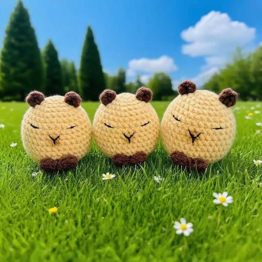 Crochet Capybara Plush Toy