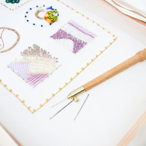 Tambour Crochet Hook with 3 Needles