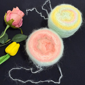 Gradient Mohair Crochet Set