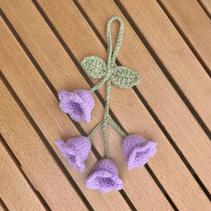 Crochet Lily Pendant Charm