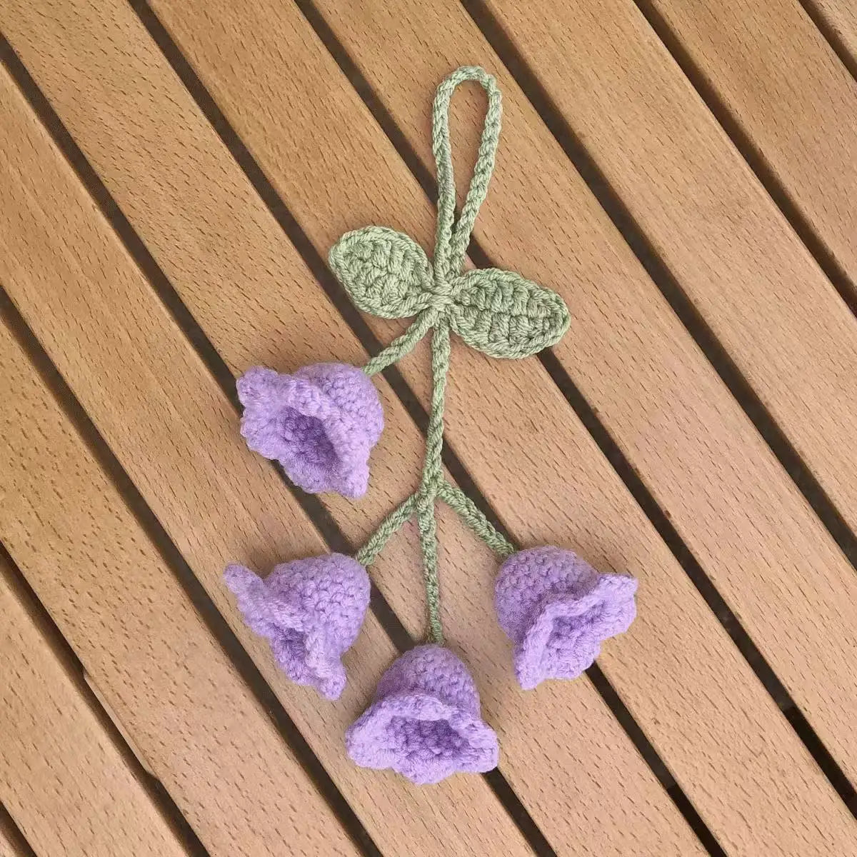 Crochet Lily Pendant Charm