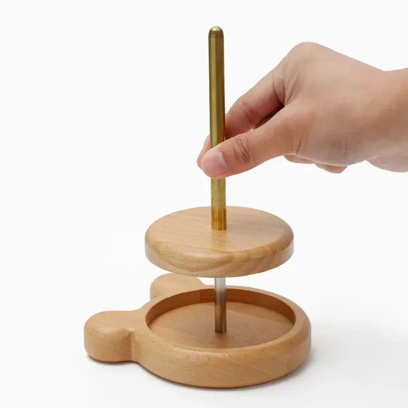 Wooden Yarn Holder Stand Tool