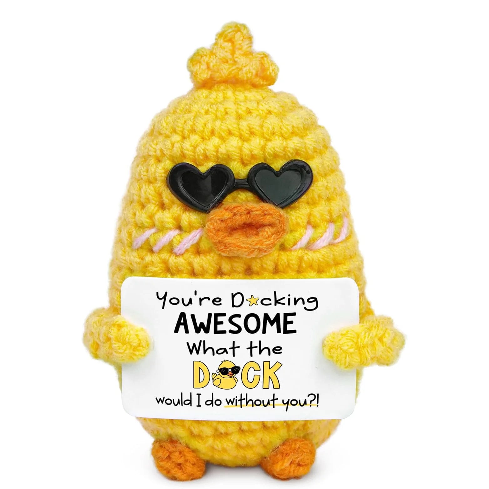 Crochet Positive Cow Decor