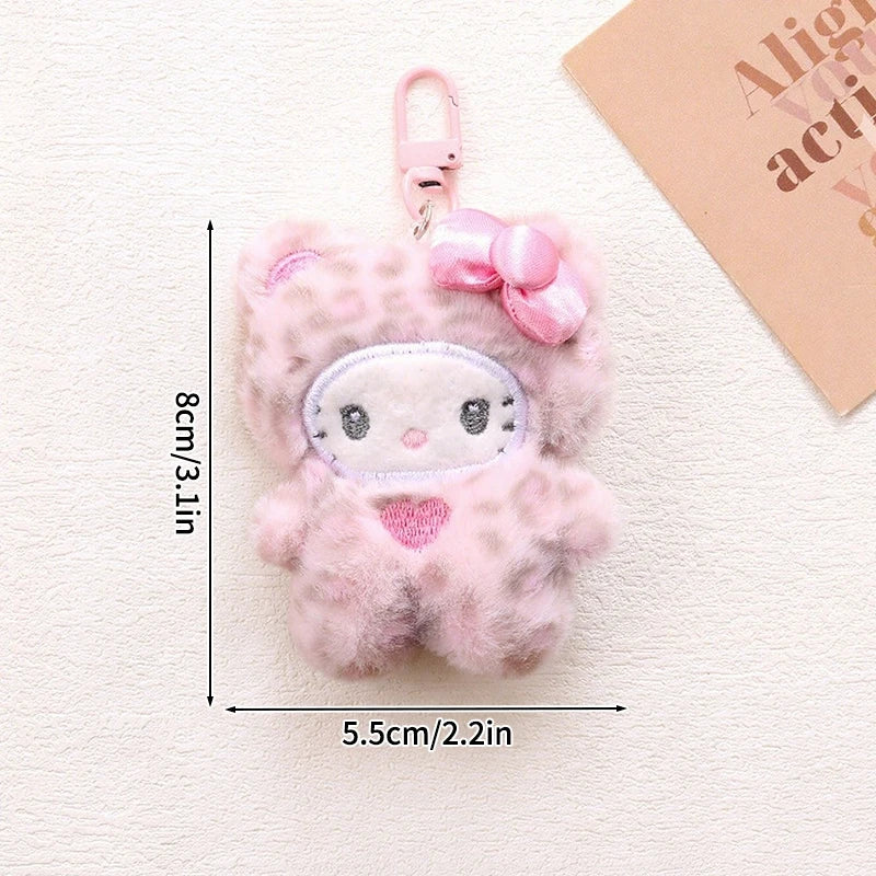 Plush Cat Keychain Charm