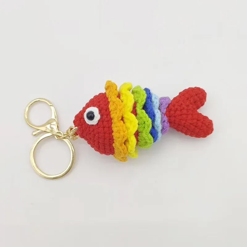 Handmade Crochet Sea Keychain