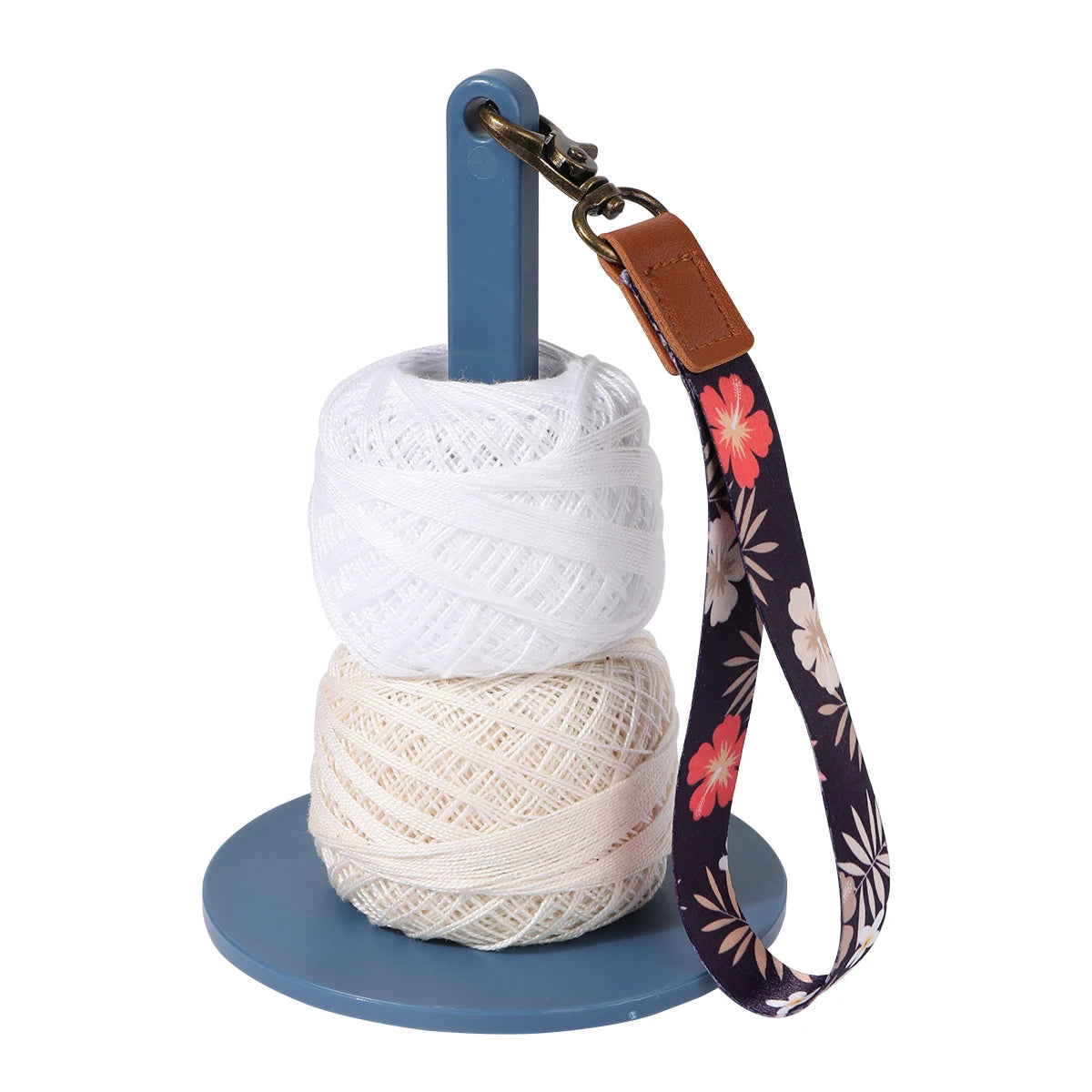 Yarn Holder Spinning Stand with Wrist Strap