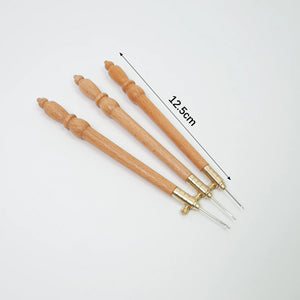 Tambour Crochet Hook with 3 Needles