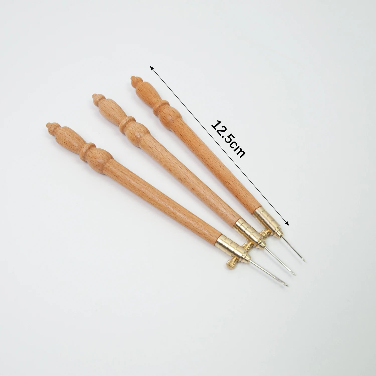 Tambour Crochet Hook with 3 Needles