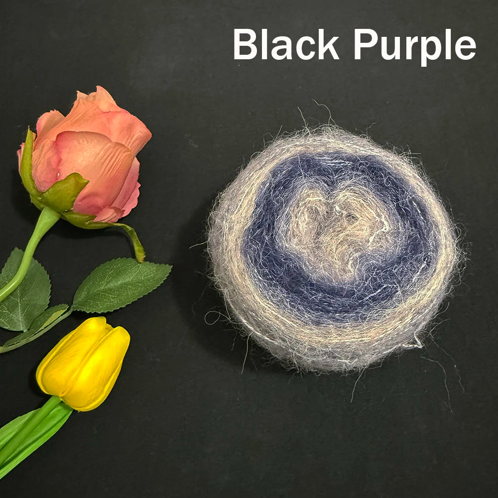 Gradient Mohair Crochet Set