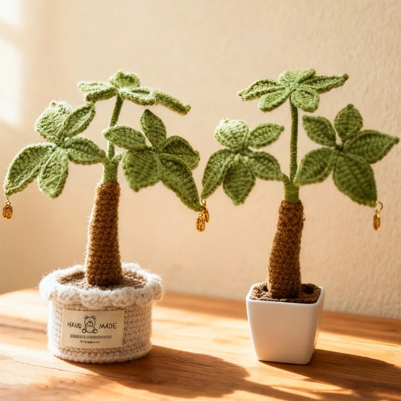 Handmade Crochet Money Tree