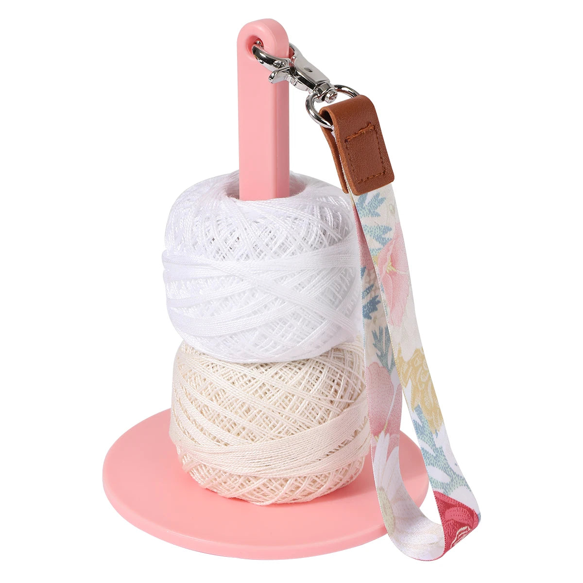 Yarn Holder Spinning Stand with Wrist Strap