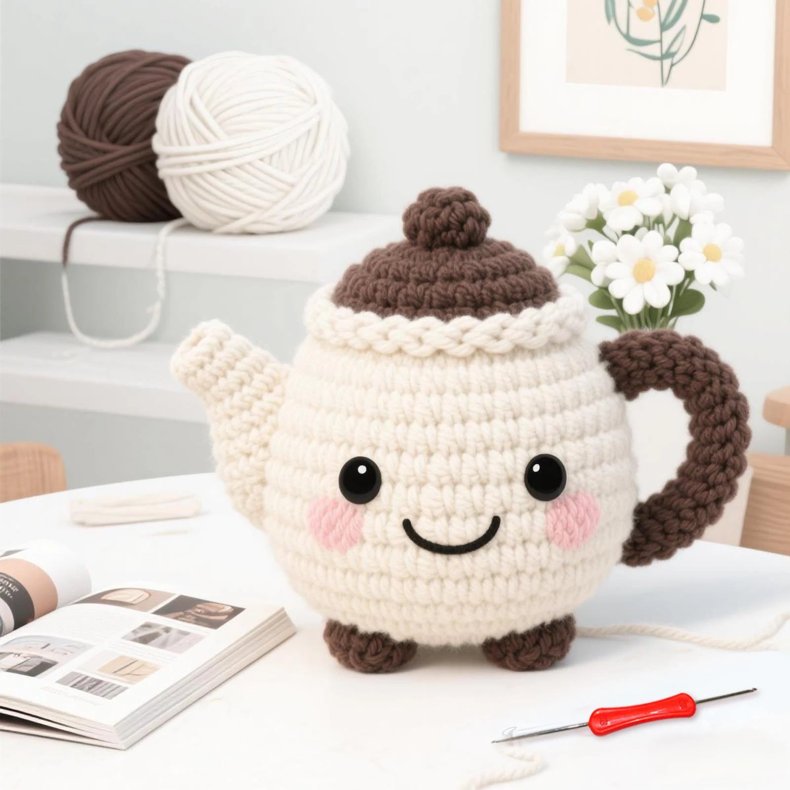 DIY Crochet Teapot Kit