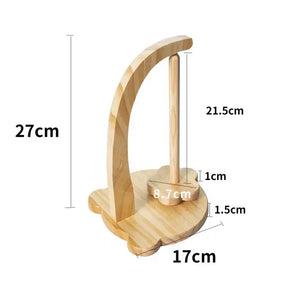 Wooden Rotating Yarn Holder Spinner