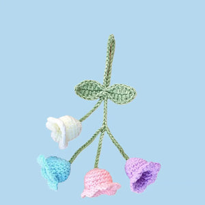 Crochet Lily Pendant Charm