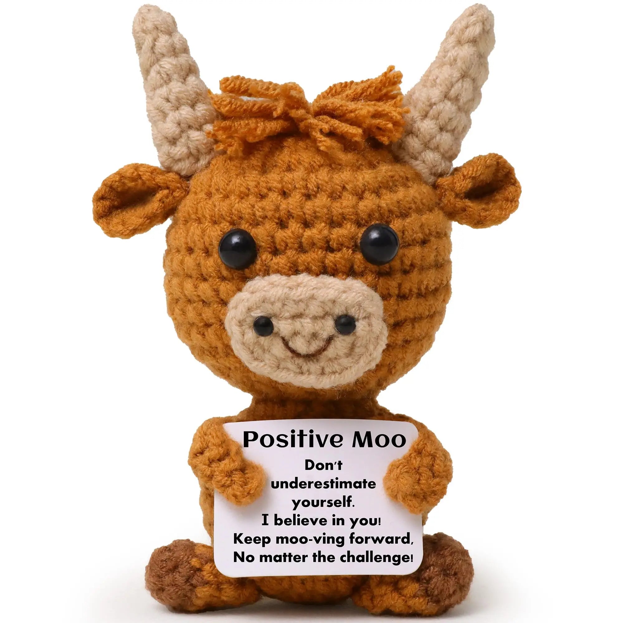 Funny Knitted Cow Doll