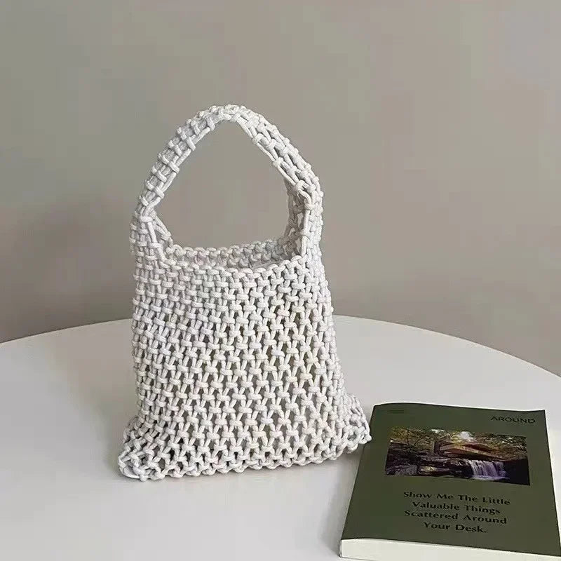 Woven Crochet Beach Bag