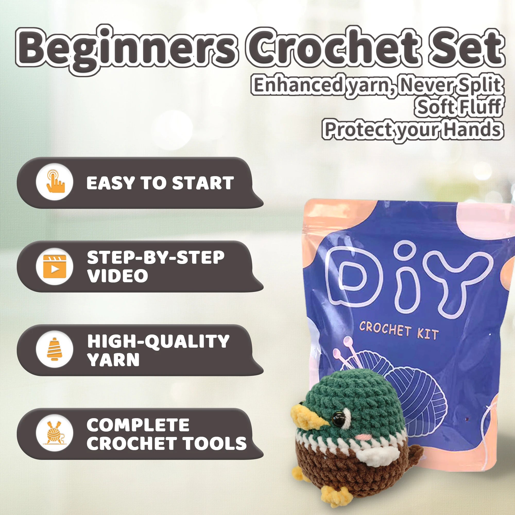 Handmade Wild Duck Crochet