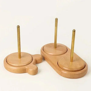 Wooden Yarn Holder Stand Tool